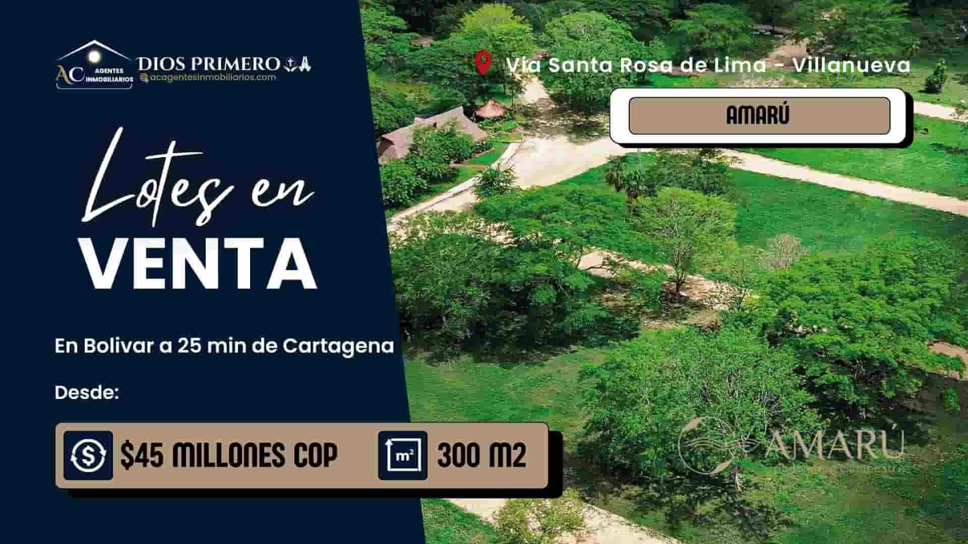 Portada Youtube Lotes en venta en cartagena simaruba